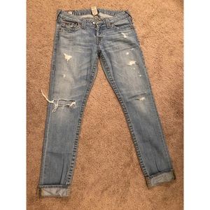 Women’s True Religion Ripped Jeans